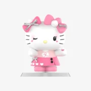 Labubu Hello Kitty and Friends pink party Series Figuers