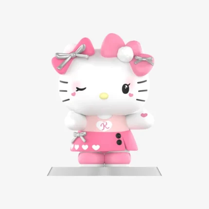 Labubu Hello Kitty and Friends pink party Series Figuers
