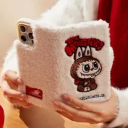 THE MONSTERS Classic Series Flip Design Plush Iphone Case