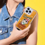 THE MONSTERS Labubu Drunk in Sea Series iPhone Case